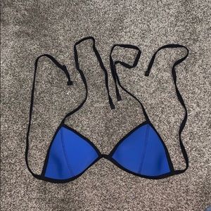 New with out tags  triangl bikini top